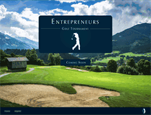 Tablet Screenshot of entrepreneursgolftournament.com